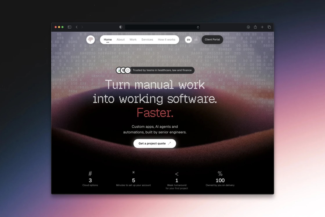 Lokos AI website